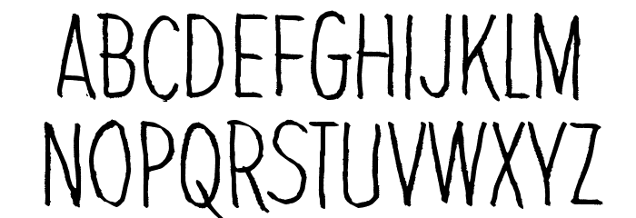 It never stops and we'll never Font LOWERCASE