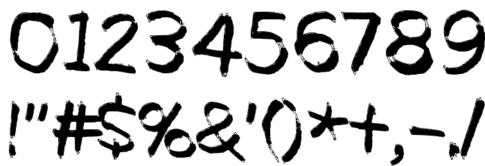 It started here, again Font OTHER CHARS