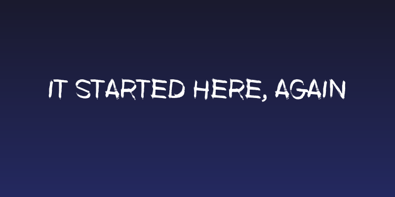 It started here, again Social Header
