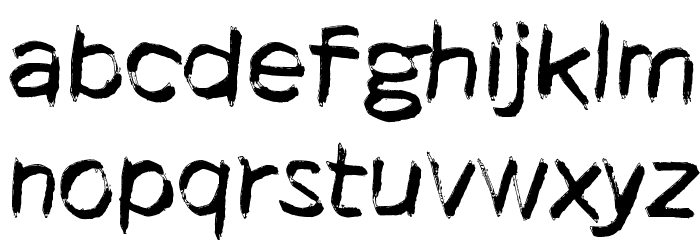 It started here, again Font LOWERCASE