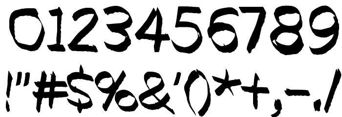 It started here Font OTHER CHARS