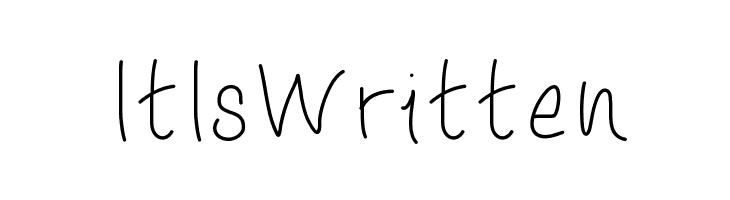 ItIsWritten  नि: शुल्क फ़ॉन्ट्स डाउनलोड