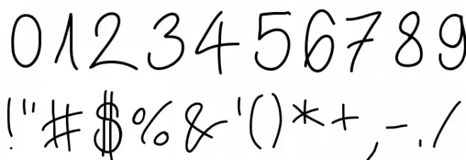 ItIsWritten Font OTHER CHARS