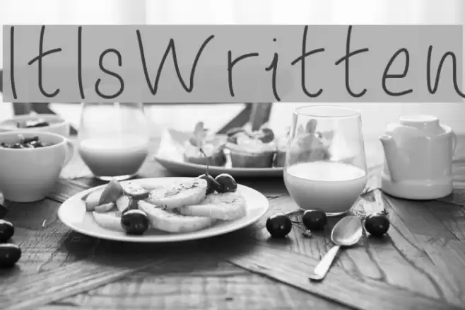 ItIsWritten Font examples