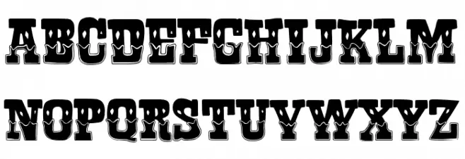 Italian Circus 字体 大写