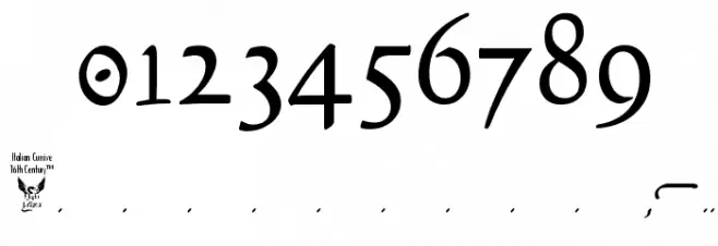 Italian Cursive, 16th Century Font OTHER CHARS