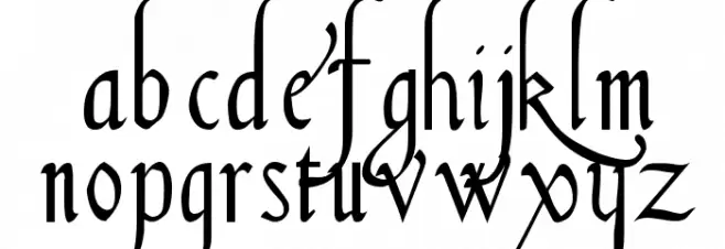 Italian Cursive, 16th Century Polices MINUSCULES