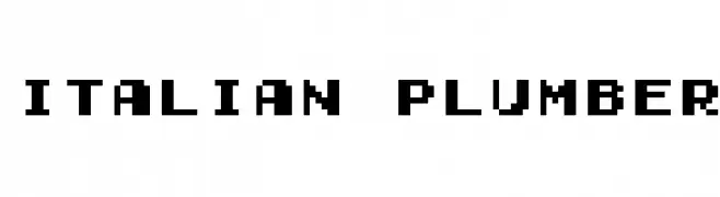 Italian Plumber  フリーフォントのダウンロード