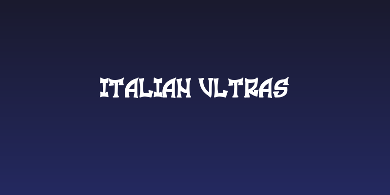 Italian Ultras Social Header