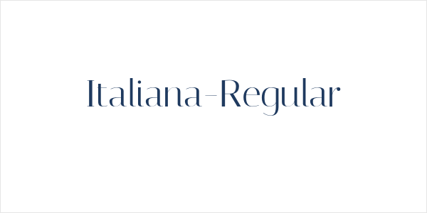 Italiana-Regular Logo