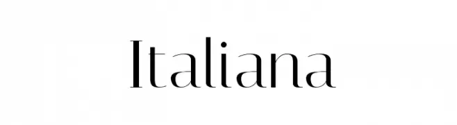 Italiana  Frei Schriftart Herunterladen