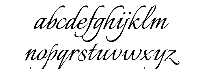Italianno Font LOWERCASE