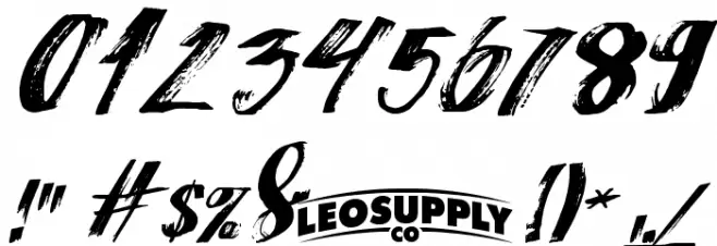 Italiano  Font OTHER CHARS