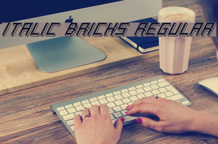 Italic Bricks Regular Example 1