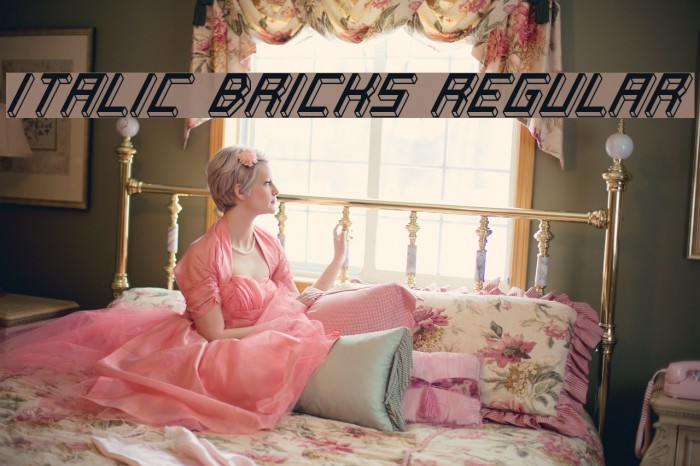 Italic Bricks Regular Example 3