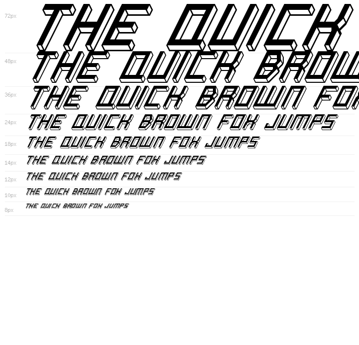 Italic Bricks Regular Waterfall