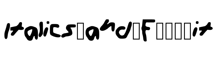 Italics_and_F____it  Fuentes Gratis Descargar