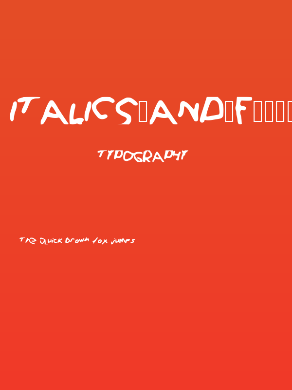 Italics_and_F____it Poster