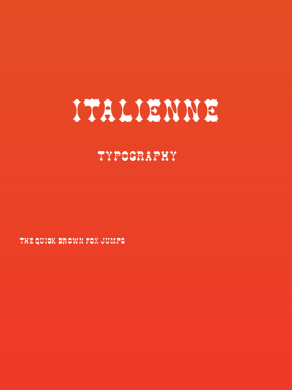 Italienne Poster