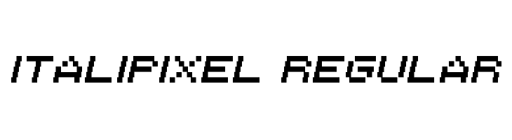 Italipixel Regular  les polices de caractères gratuit tlcharger