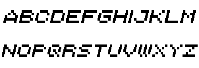 Italipixel Regular Font LOWERCASE