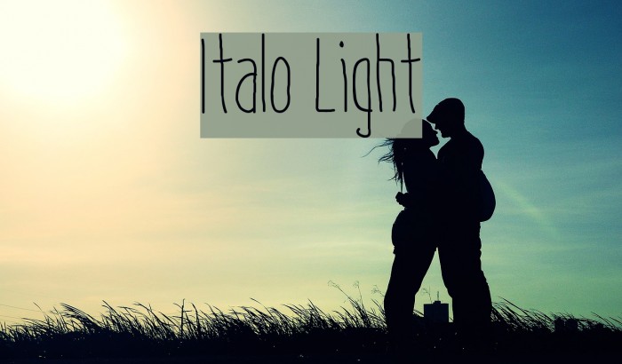 Italo Light Font examples
