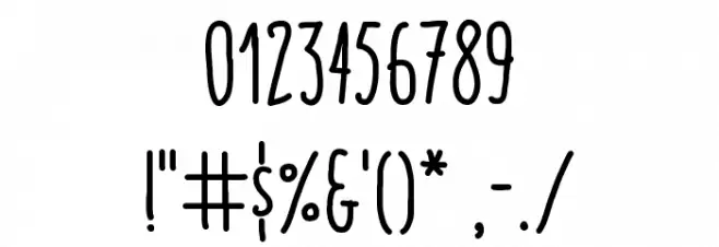 Italo Medium Font OTHER CHARS