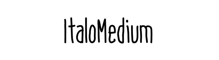 Italo Medium Font - FFonts.net