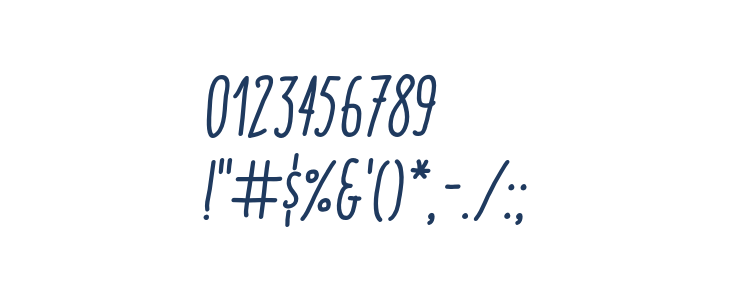 Italo-MediumItalic Other Characters