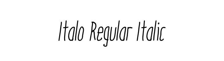 Italo Regular Italic  Free Fonts Download