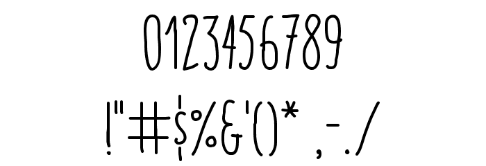 Italo Regular Font OTHER CHARS