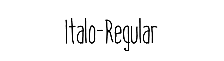 Italo-Regular Font - FFonts.net