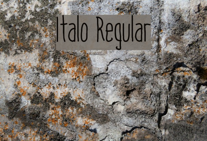Italo Regular Font examples