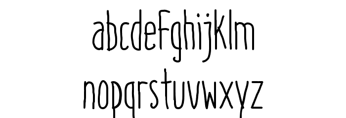 Italo Regular Font LOWERCASE