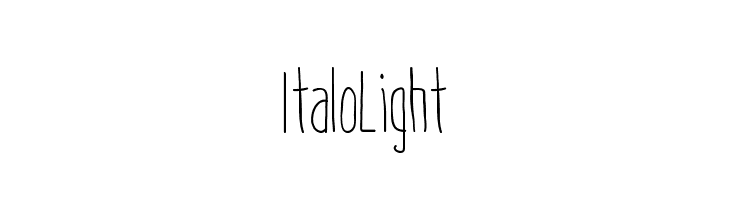 ItaloLight  Fuentes Gratis Descargar