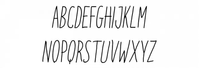 ItaloLightItalic Polices MAJUSCULES