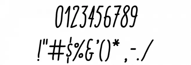 ItaloMediumItalic Font Alte caractere