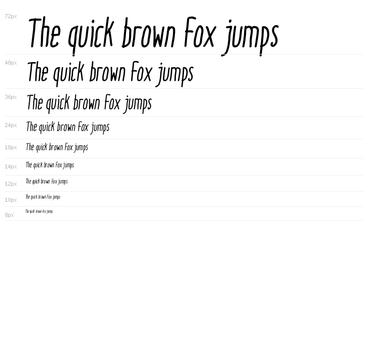 ItaloMediumItalic Waterfall