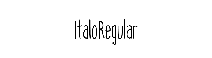 ItaloRegular Font