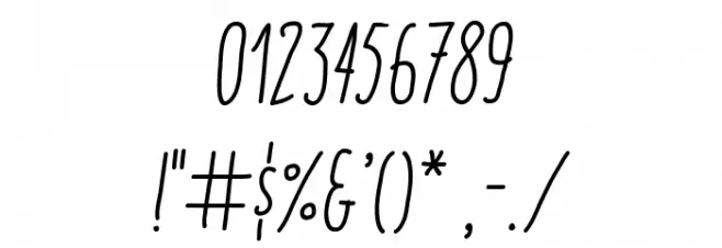 ItaloRegularItalic Font Alte caractere