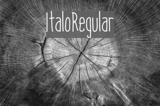 ItaloRegular Font examples