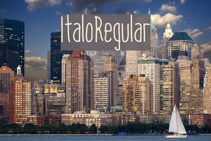ItaloRegular Font examples