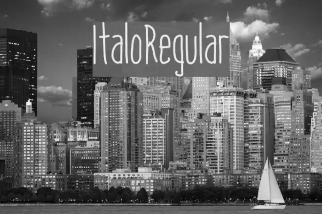 ItaloRegular Font examples