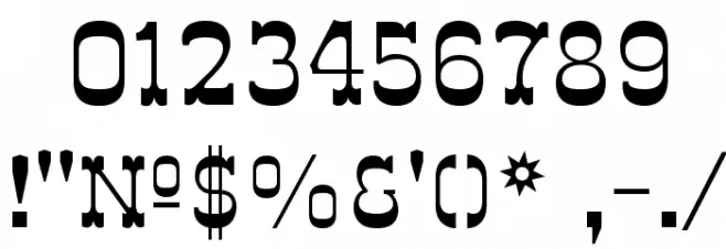 Italy A Font OTHER CHARS