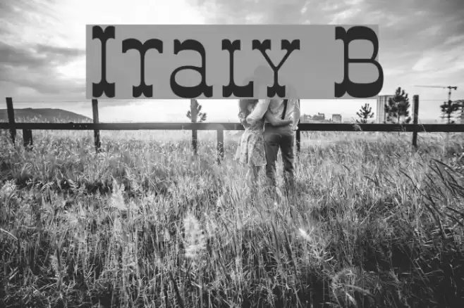 Italy B フォント examples