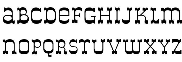 Italy B Font LOWERCASE