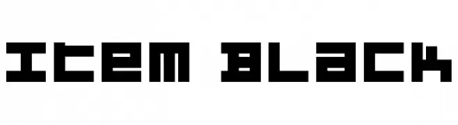 Item Black  لخطوط تنزيل