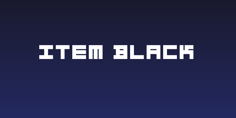 Item Black Social Header