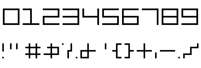 Item Light Font OTHER CHARS