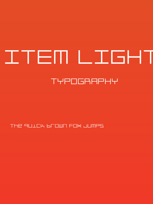 Item Light Poster